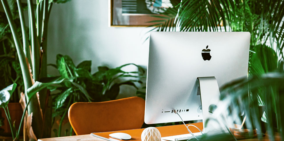 iMac on desk